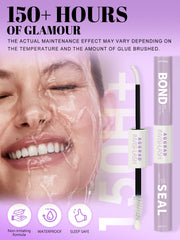 AGGRAD lash bond and seal kit on tray for easy DIY lash clustering