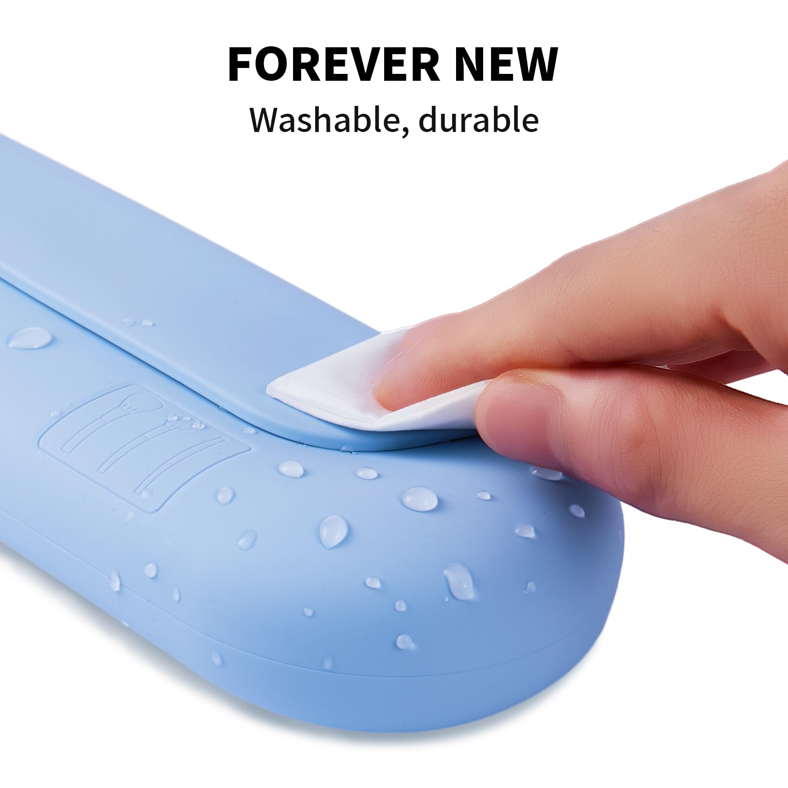 AGIKET easy-clean silicone surface with water splash