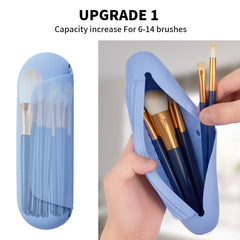 AGIKET silicone makeup brush holder magnetic closure close-up