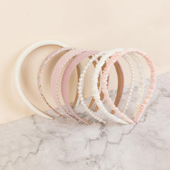 Agirlvct headband non-slip fabric edge keeps hair in place during workouts