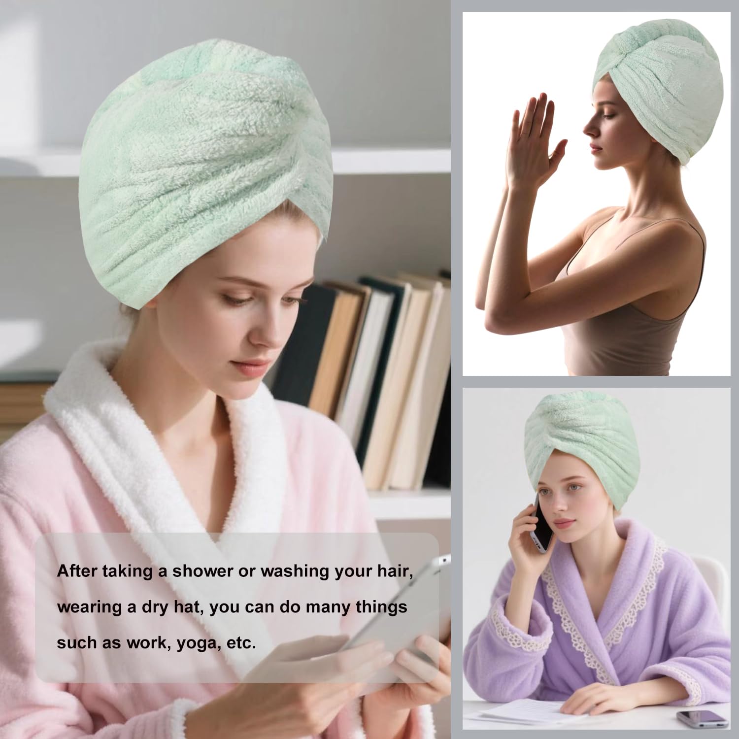 AGKXHDEC sturdy easy-to-use wrap stays secure during morning prep.