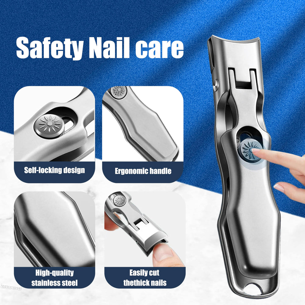 AGSIXZLAN nail clippers for men self-locking design ensures smooth operation