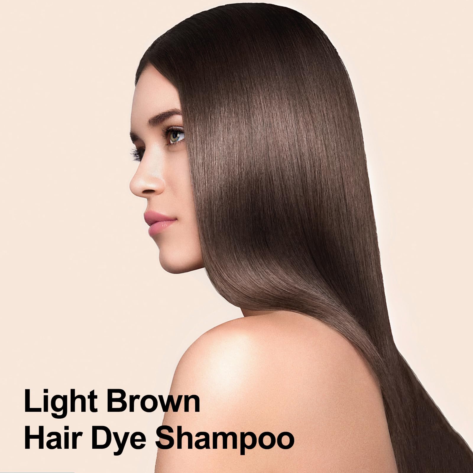Agthyuve Hair Dye Shampoo application-in-shower illustrates mess-free at-home styling option.