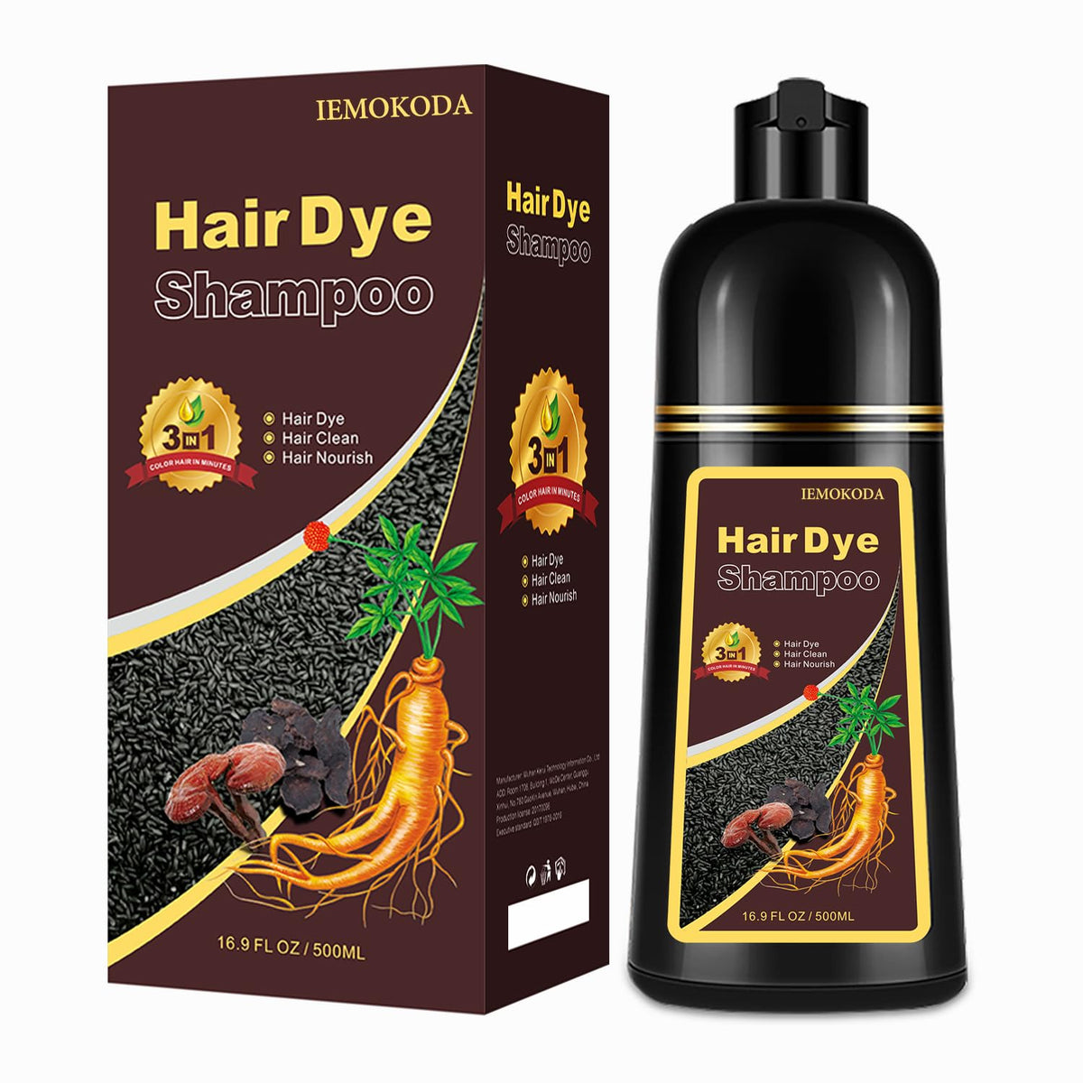 Agthyuve Hair Dye Shampoo bottle for easy at-home color application
