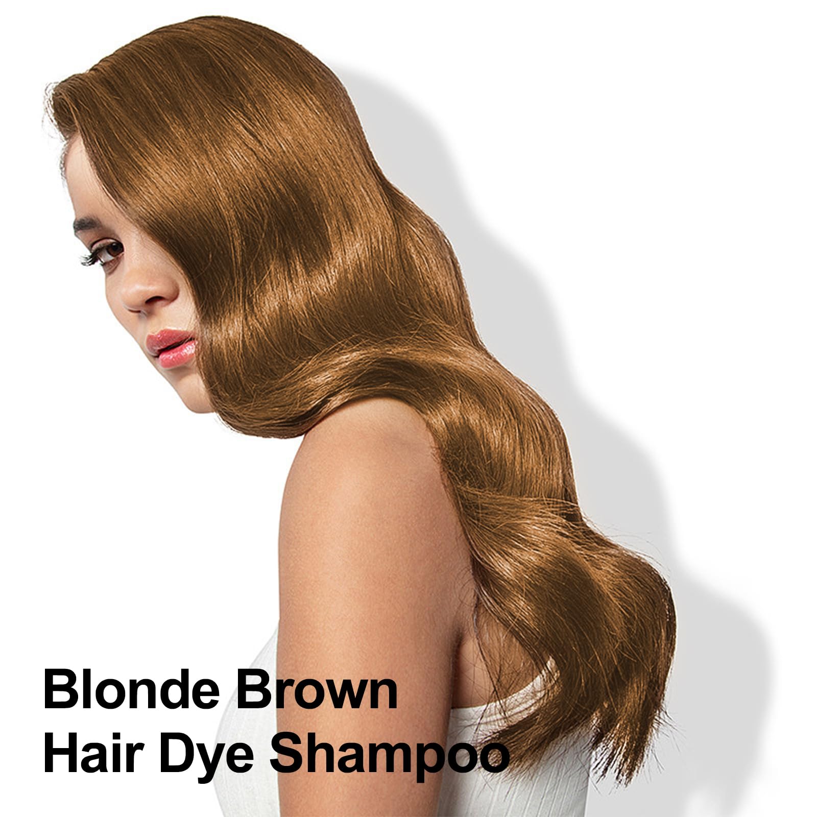 Soft, shiny hair after 3-in-1 conditioning with Agthyuve formula.