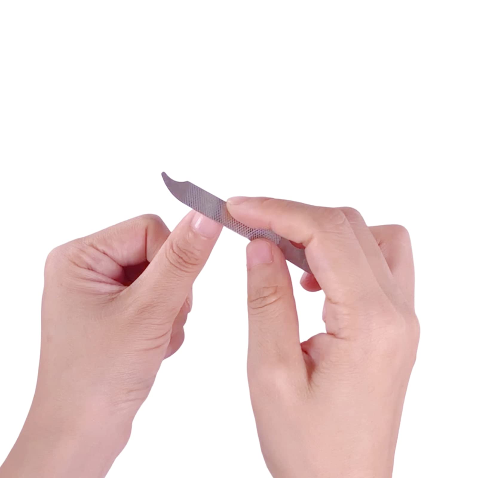 AhaTopia fingernail files bulk pack features durable stainless steel construction.