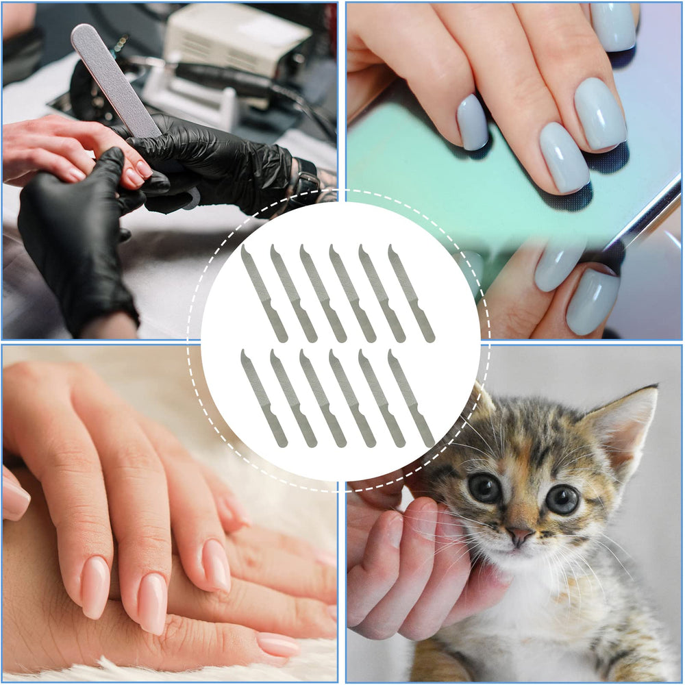 AhaTopia fingernail files with smooth finish resist corrosion and easy sanitization.