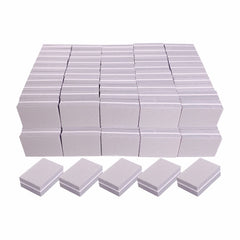 AhaTopia nail buffers 100-pack front view for portable buffing on the go.