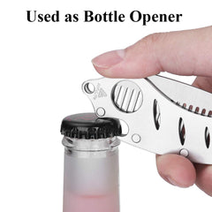 AhfuLife multifunctional comb used on beard, hair, or pet grooming.