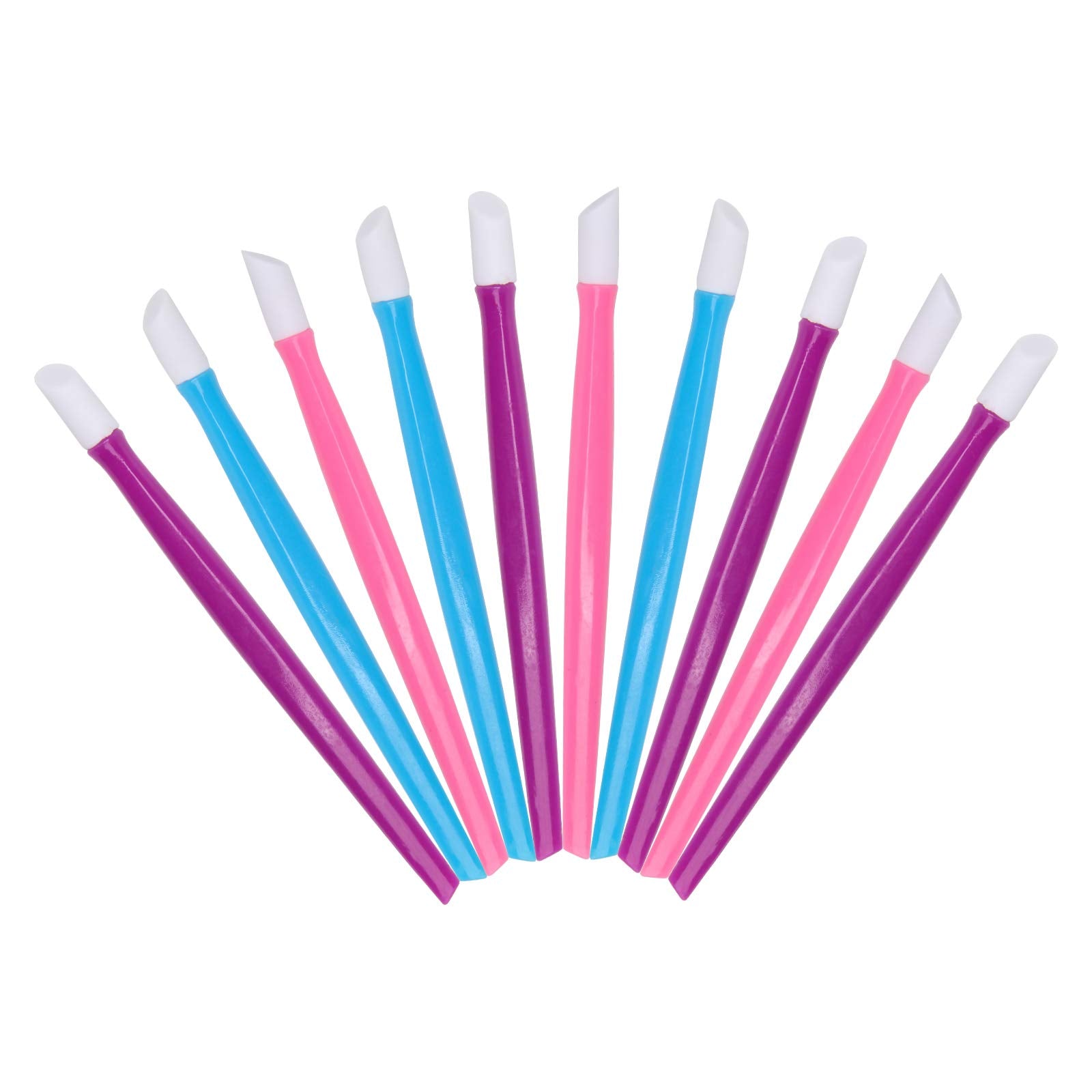 AHIER dual-tipped cuticle pusher with ergonomic handle for comfortable manicure prep.