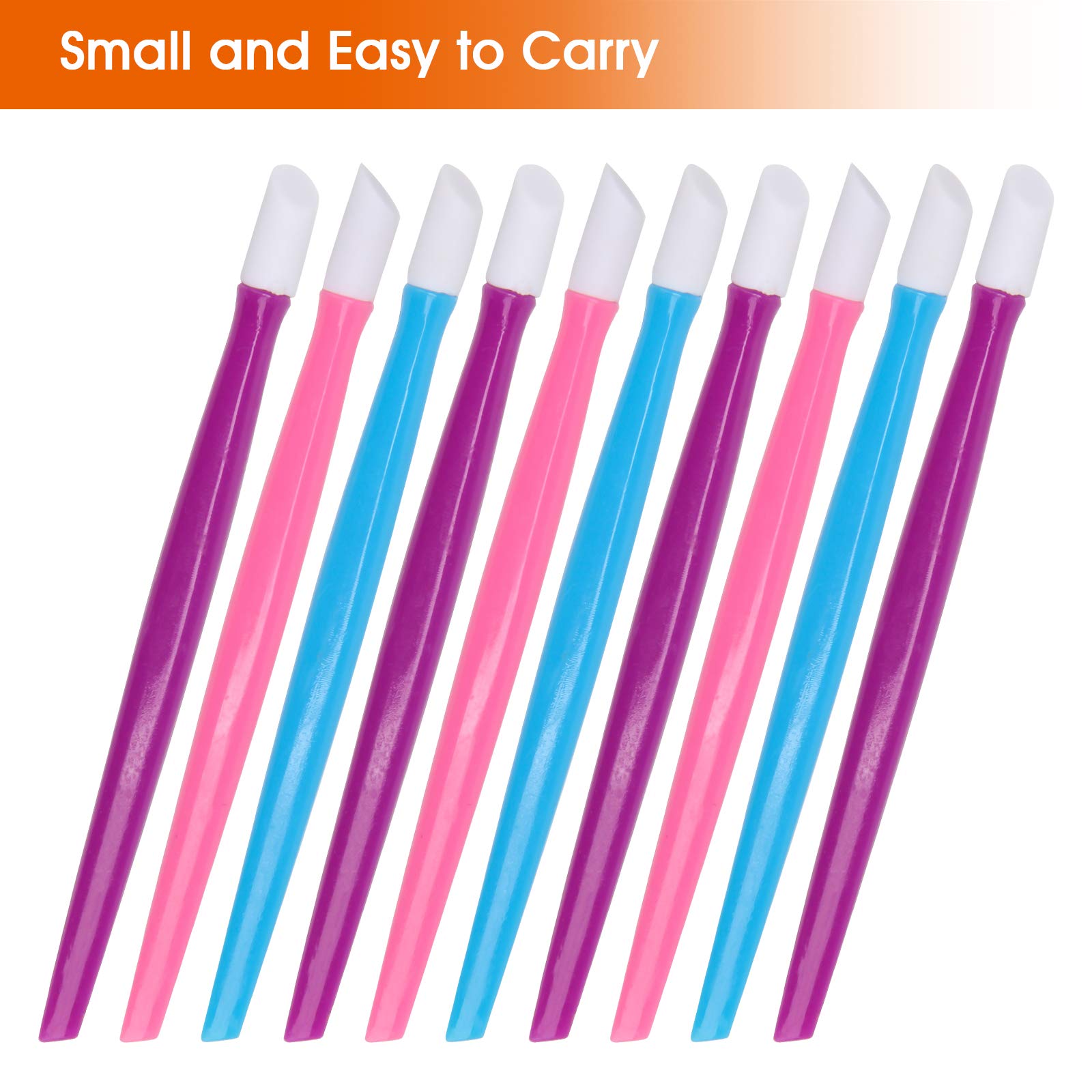 AHIER hard plastic tip cleans under nails with precise edge access.