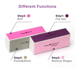 AHIER buffer block with soft sponge for comfortable nail care