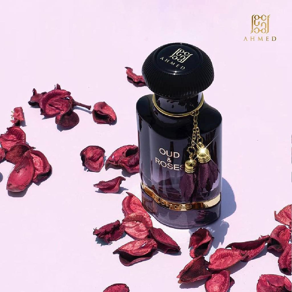 AHMED Oud & Roses discovery set reference for try-before-you-buy.