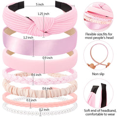 AHONEY pink headbands padded style offering soft touch and day-long comfort