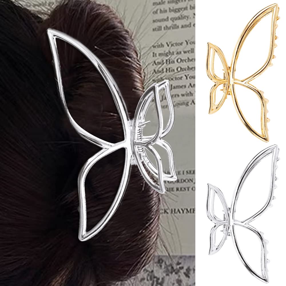 AHONEY Butterfly clip for daily hairstyles, lightweight grip ideal for quick updos.