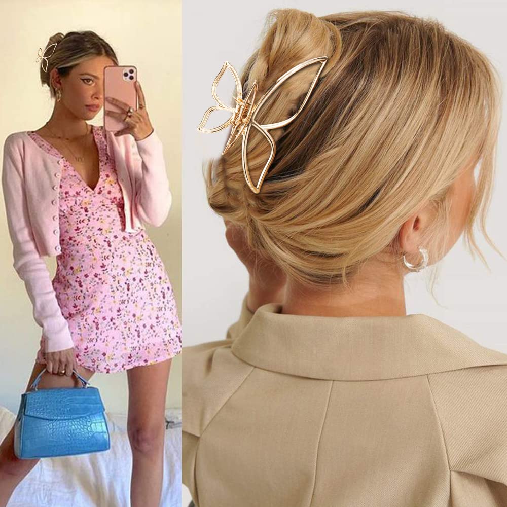 AHONEY Butterfly clip paired with a party dress, adds luxury sparkle and secure hold.
