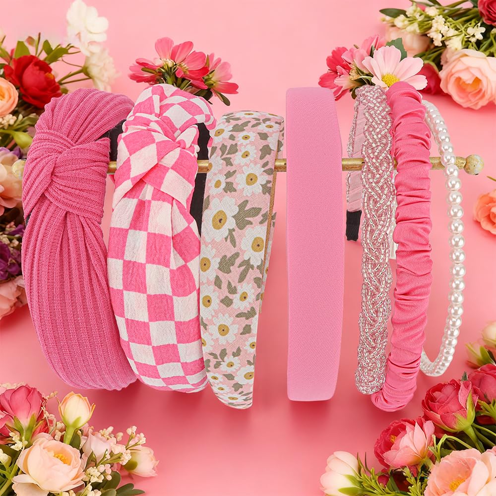 AHONEY headbands add vintage monochrome flair to outfits.