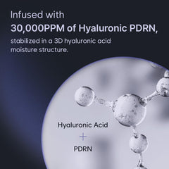 HAUA orb serum bottle applying hydration with dual-layer beads for deep moisture.