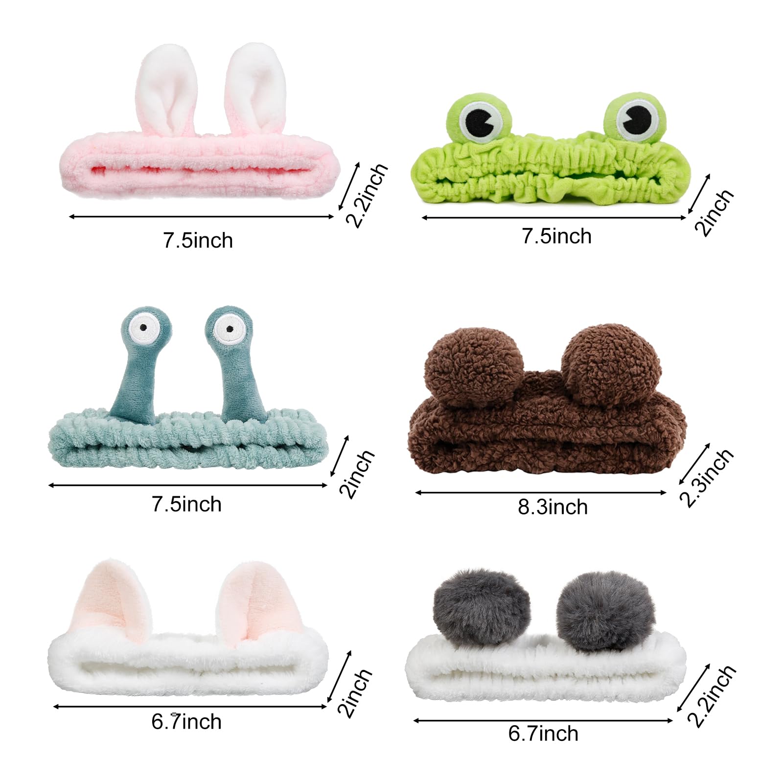 AIBFRID green alien headband adds playful touch during masks and baths.