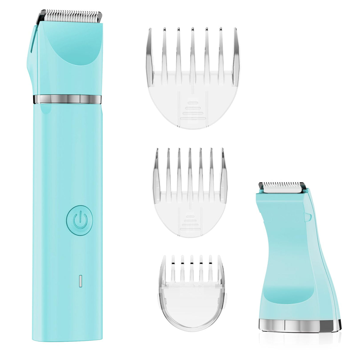 AIBRIT PRO electric bikini trimmer with dual heads for precise shaping and touch-ups.