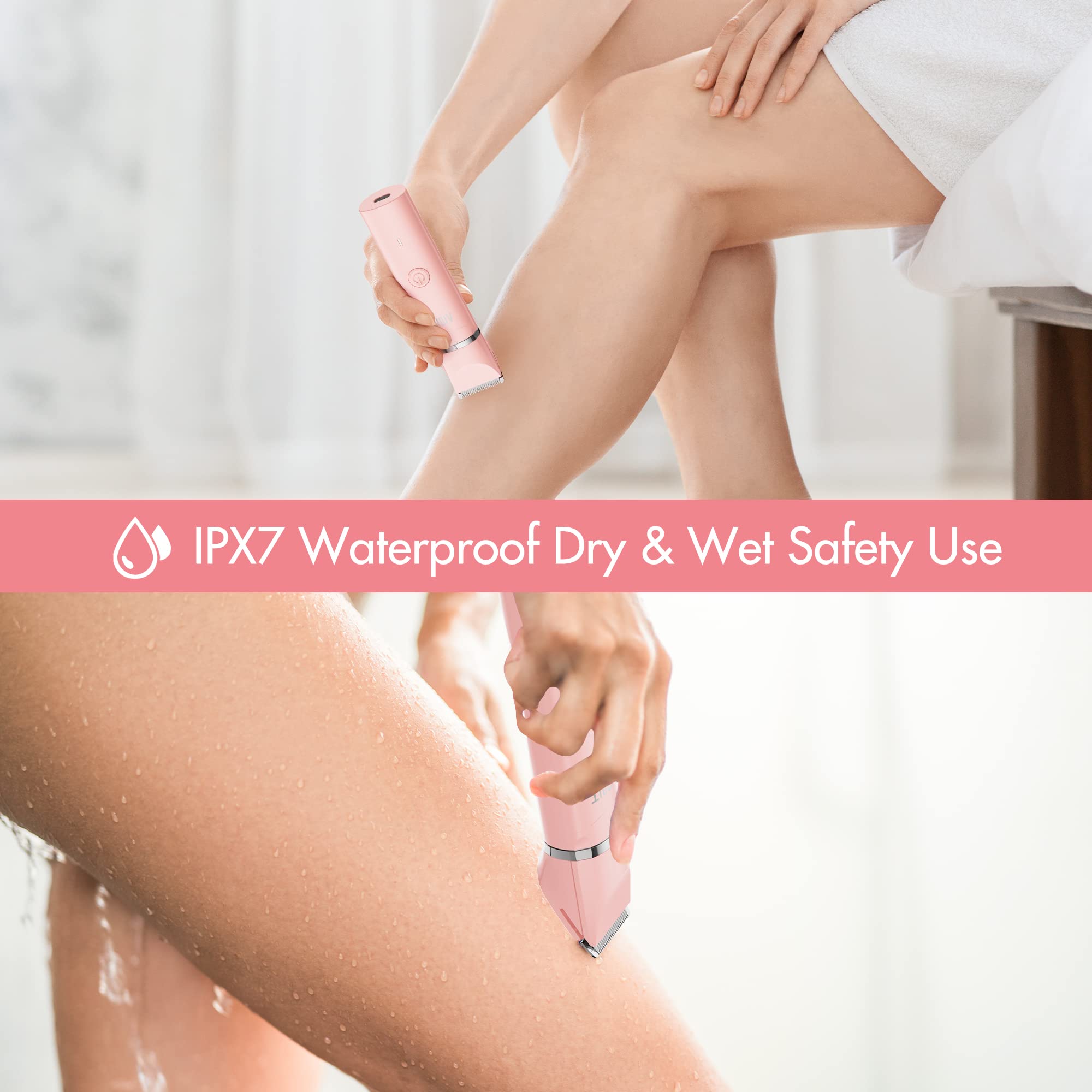 AIBRIT PRO hypoallergenic blades glide smoothly with minimal irritation on sensitive skin.