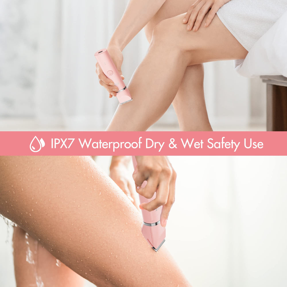 AIBRIT PRO hypoallergenic blades glide smoothly with minimal irritation on sensitive skin.