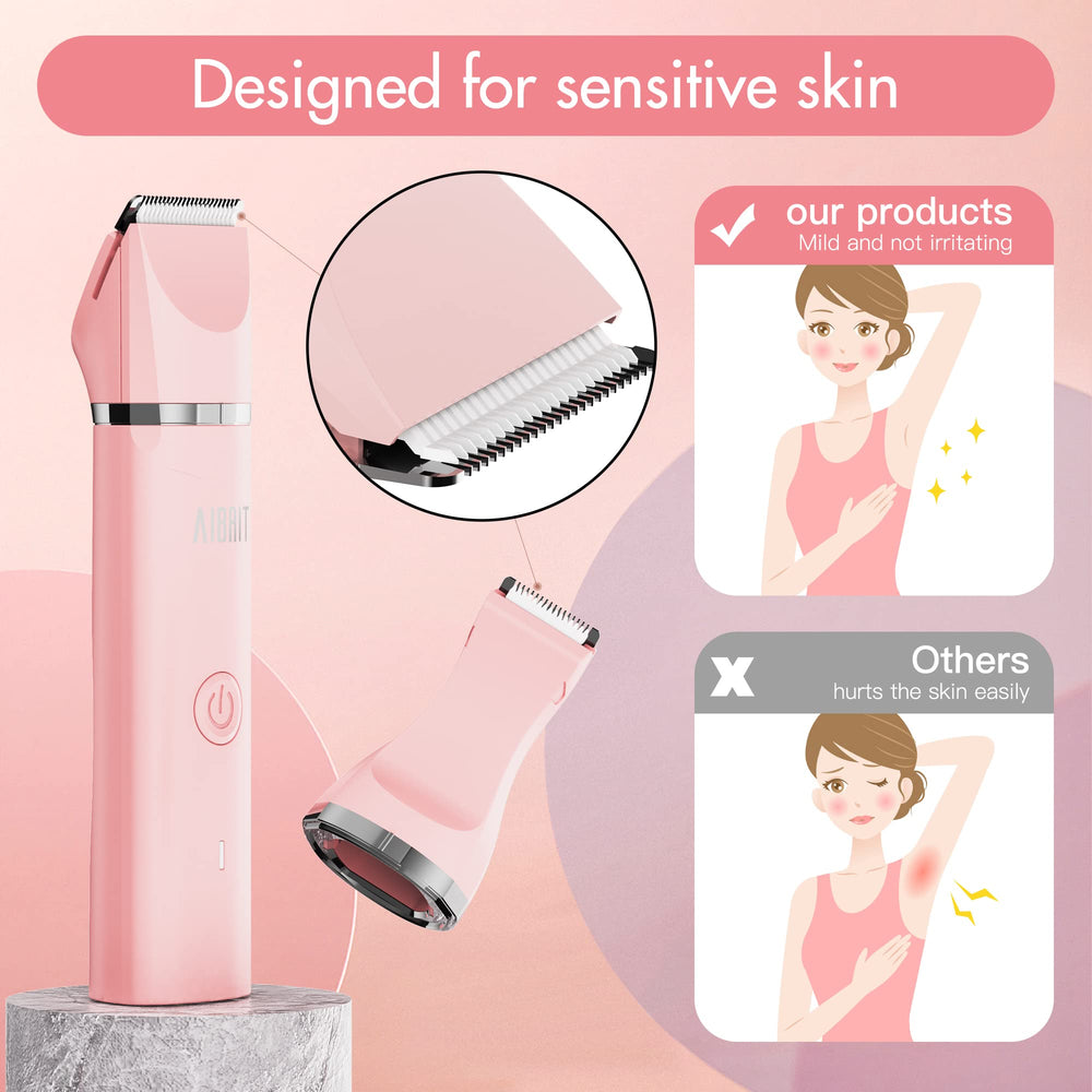 AIBRIT PRO lightweight and compact design travels easily for on-the-go grooming.