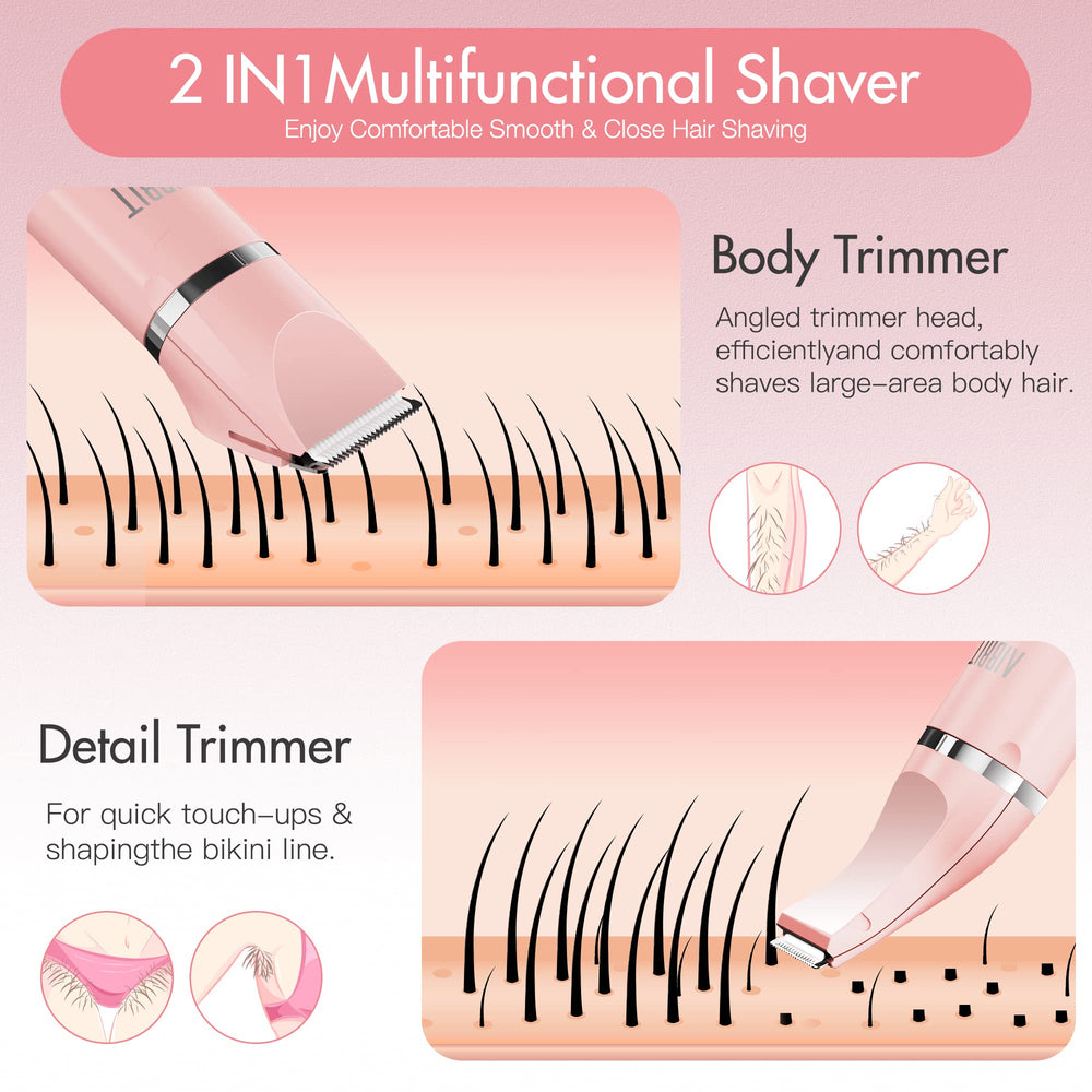 AIBRIT PRO USB-rechargeable trimmer offers cordless operation for travel days.