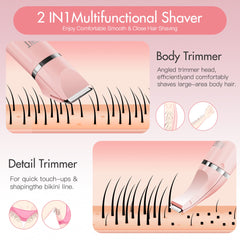 AIBRIT PRO USB-rechargeable trimmer offers cordless operation for travel days.