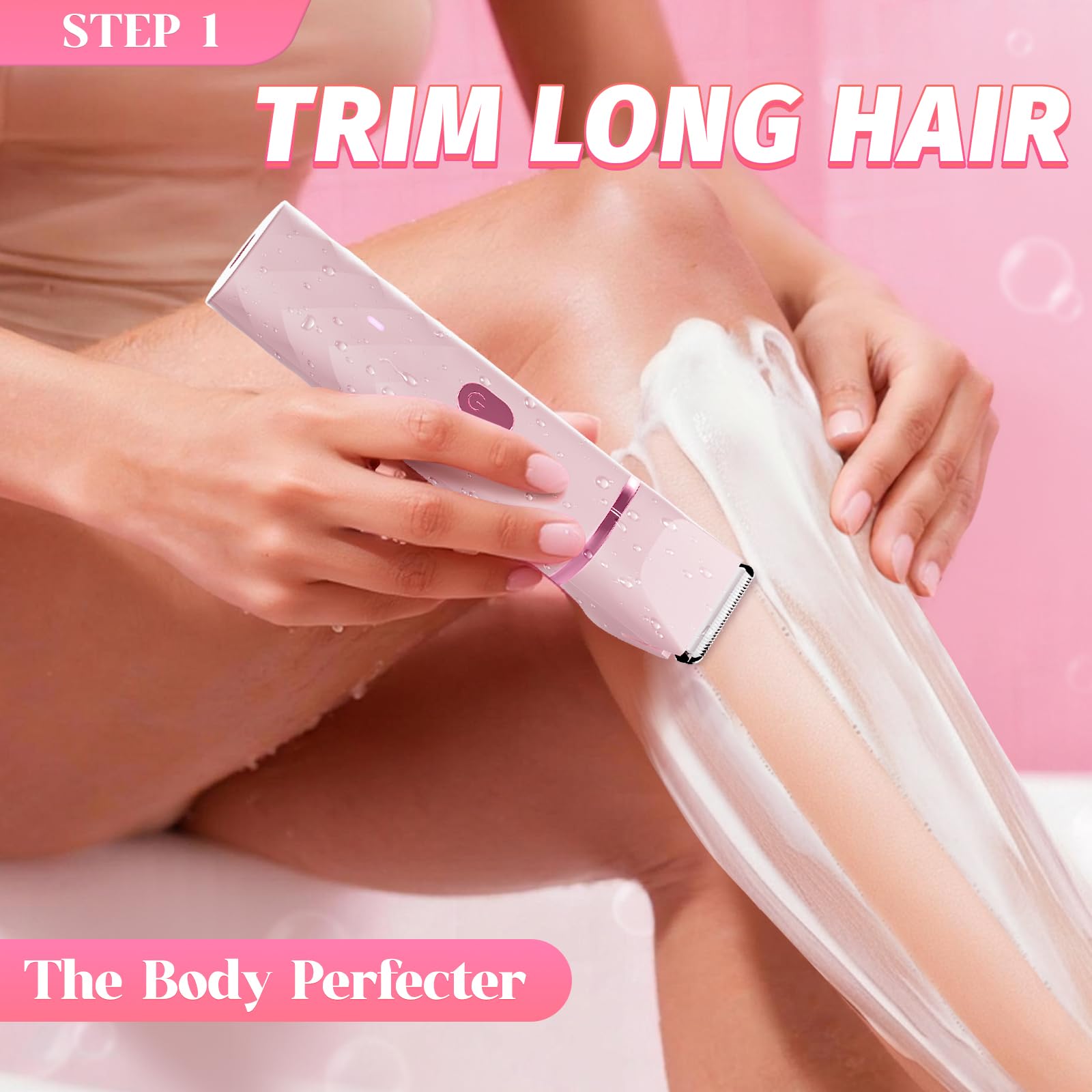 Aidiam Bikini Trimmer carga rápida en minutos para retoques sobre la marcha