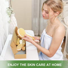 AIFEIVICO long-handle back scrubber for reaching difficult areas during cleansing.