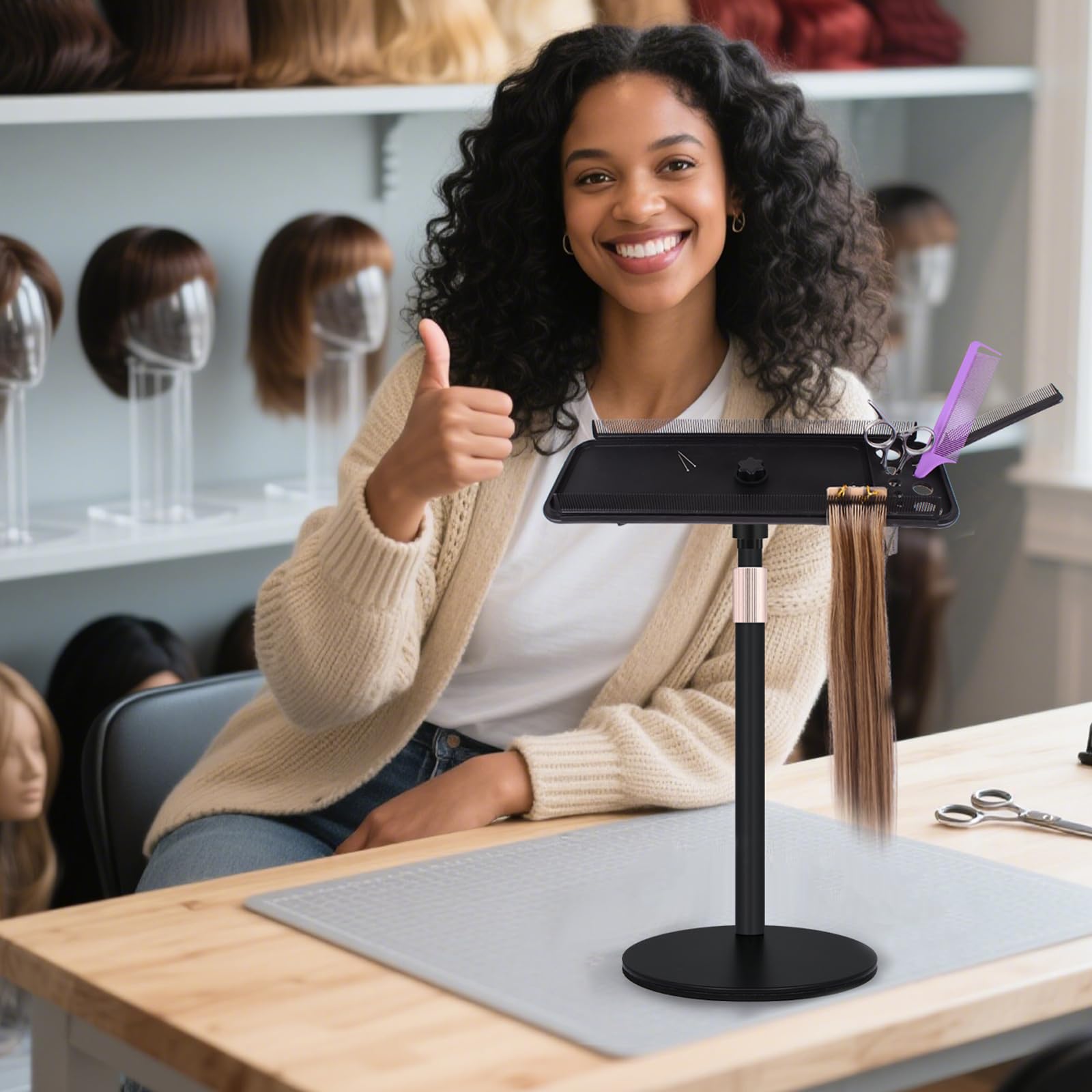 AIHOPESTO hair-organization-system reduces clutter and speeds up prep tasks.