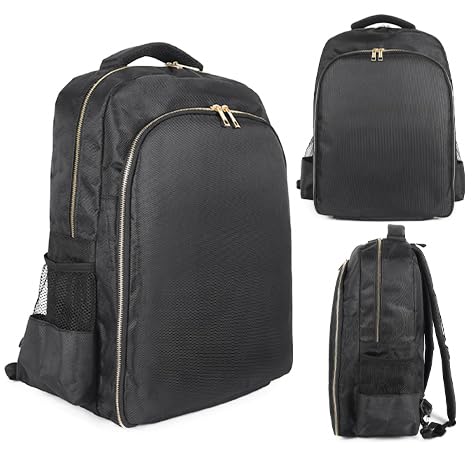AIHOPESTO Barber Travel Backpack back support panel enhances comfort when carrying heavy gear