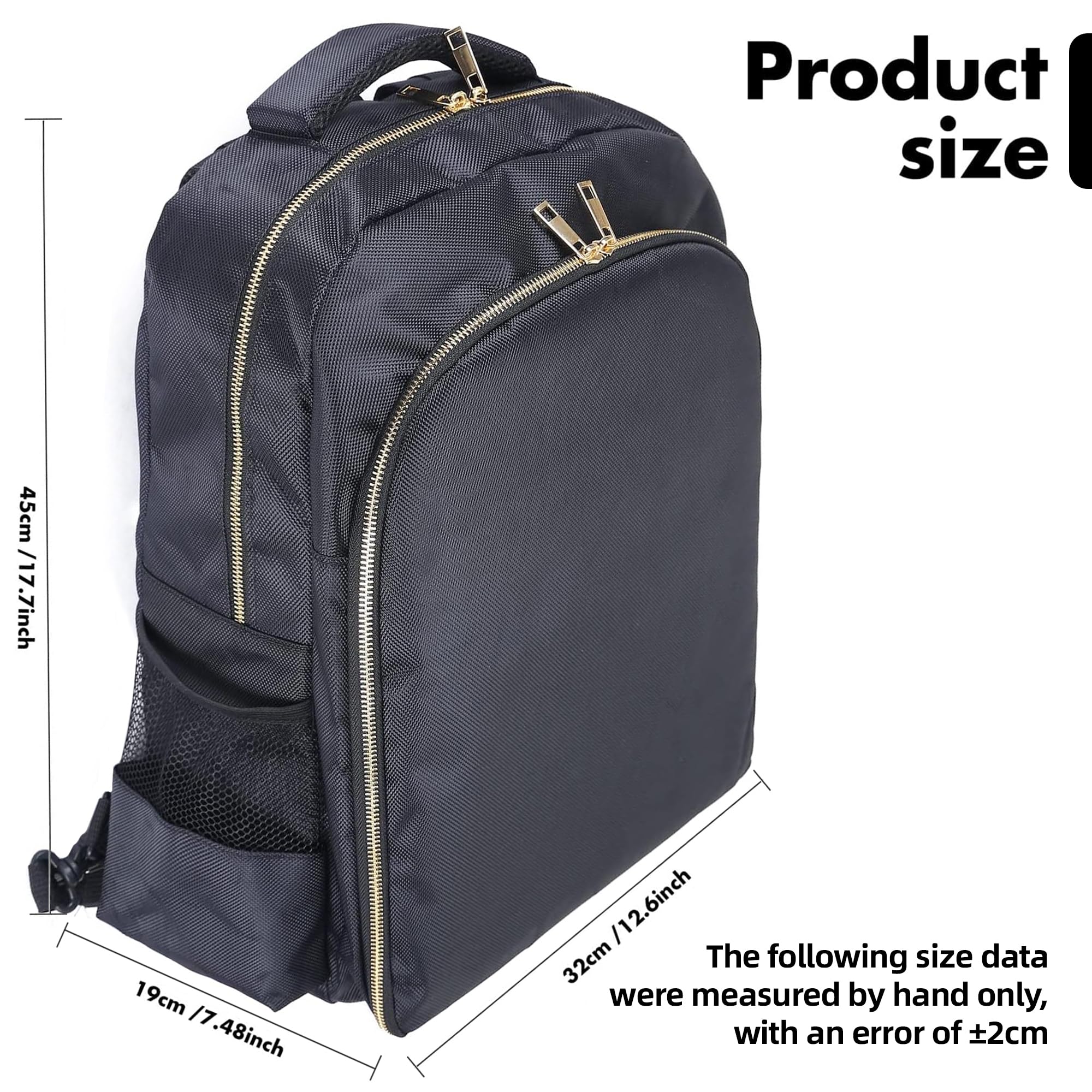AIHOPESTO Barber Travel Backpack side compartments enable quick access to clippers and combs