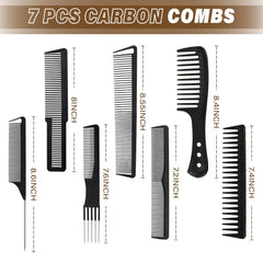 AIHOPESTO carbon fiber comb set anti-static and heat-resistant for smooth styling