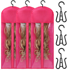 AIHOPESTO dustproof hanger wig bag keeps wigs clean and protected.