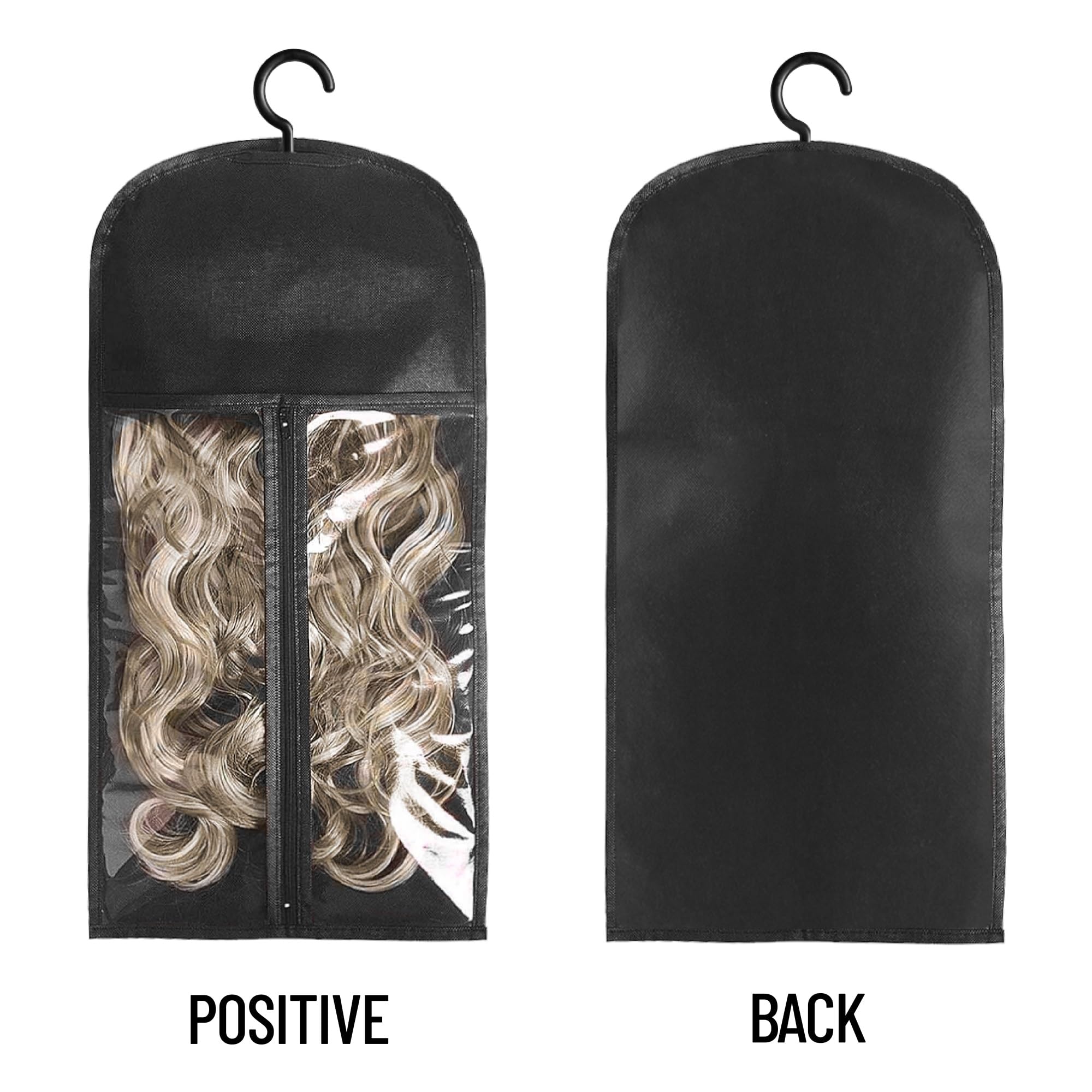 AIHOPESTO dustproof-wig-case guards against moisture and dirt.
