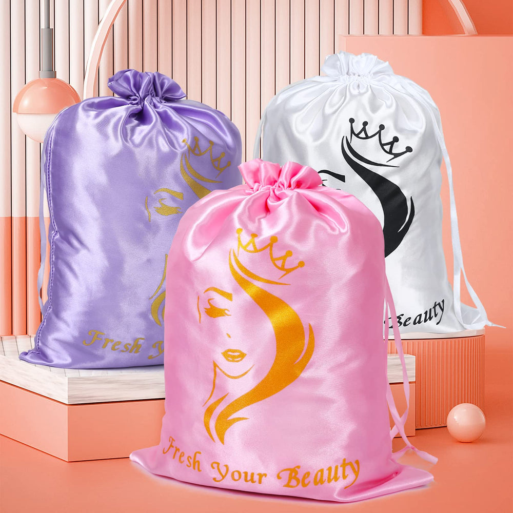 AIHOPESTO gift idea satin wig bag ideal for hair lovers