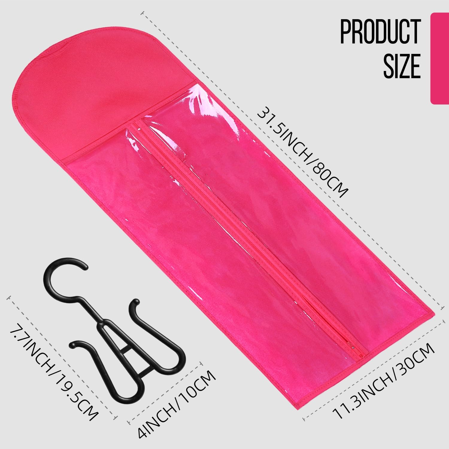 AIHOPESTO wig holder bag organizes your extensions safely.