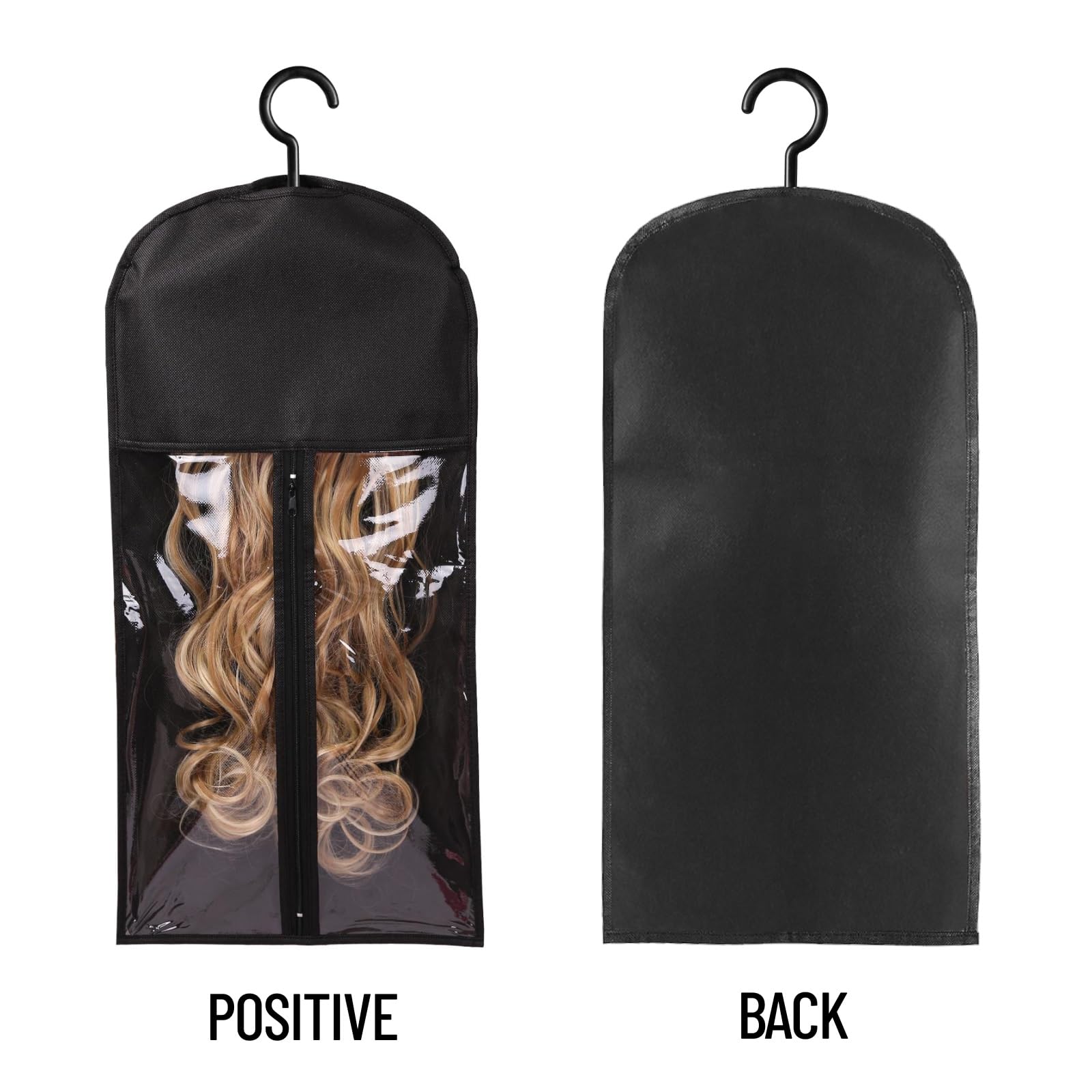 AIHOPESTO wig storage hanger designed for wigs prevents clip marks on wigs