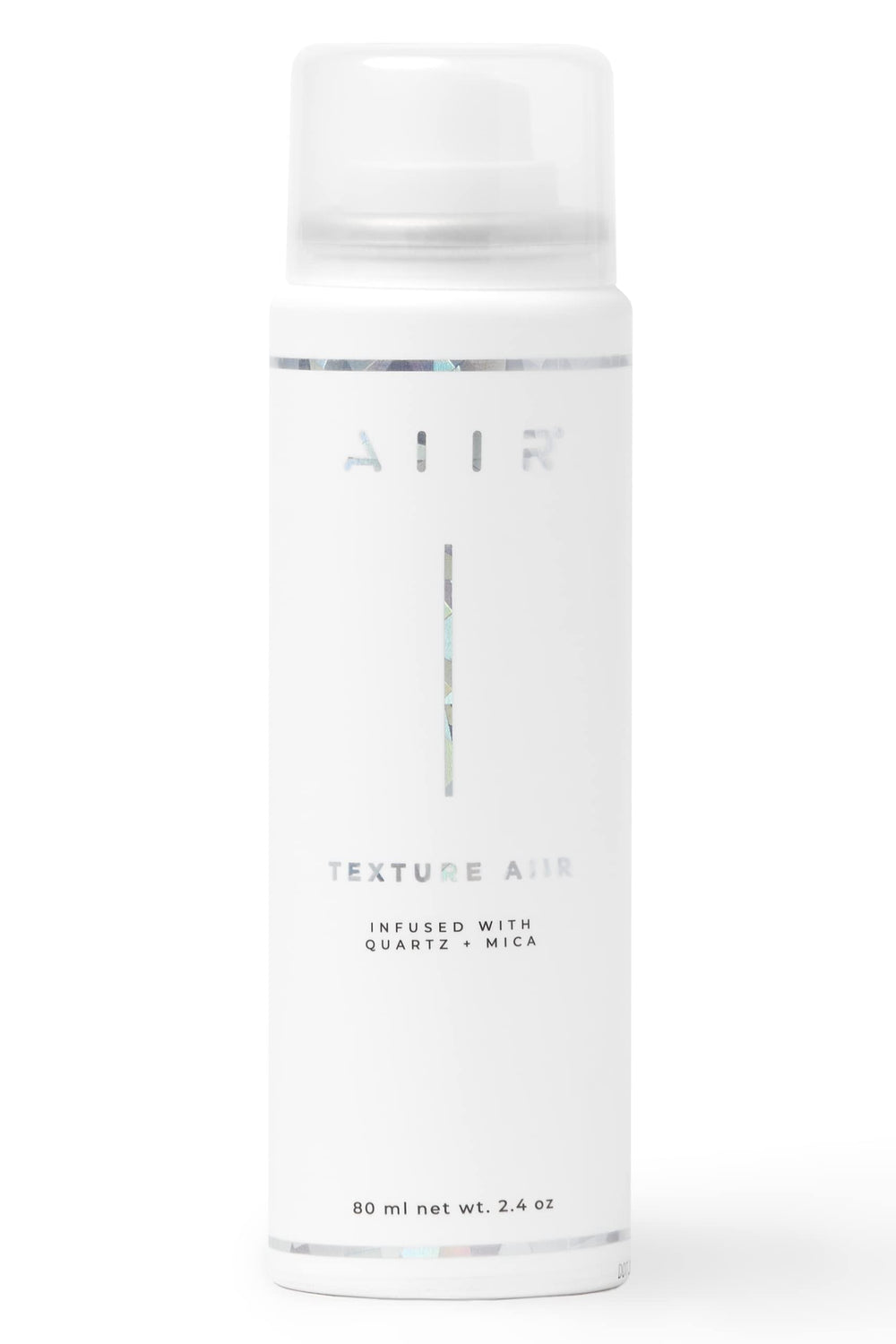 AIIR Texture Hair Styling Spray bottle closeup adds shine and texture.
