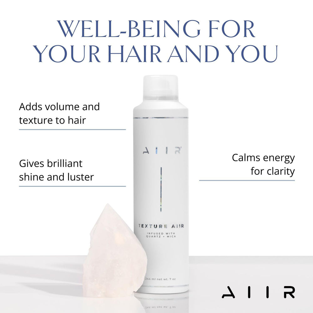 AIIR Texture Styling Spray for fine hair delivering added volume and grip.