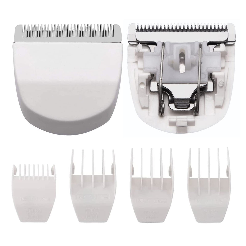 AIJALY 2-pack peanut clipper blades front view highlights precise trimming.