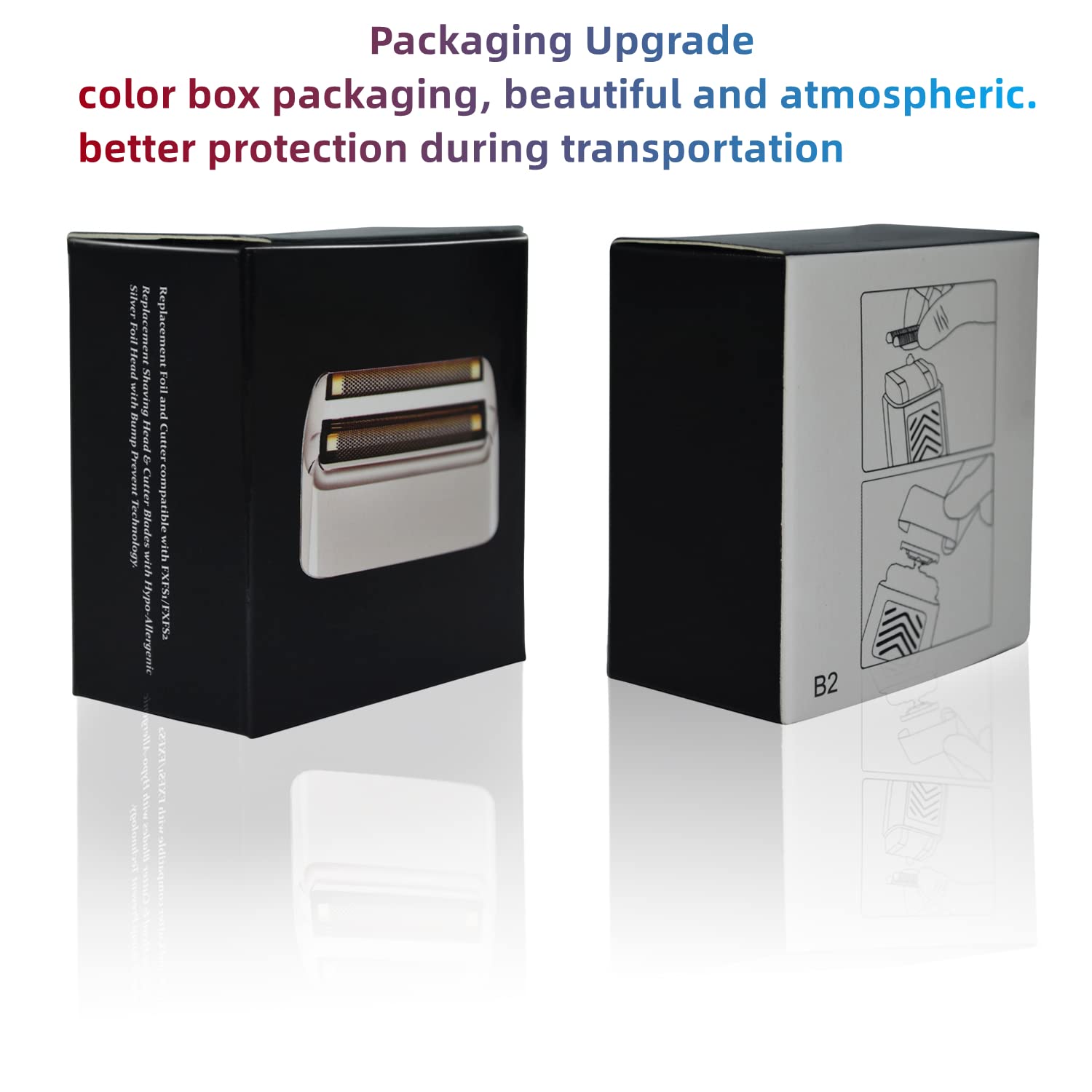 AIJALY replacement blade detail for precision shaving