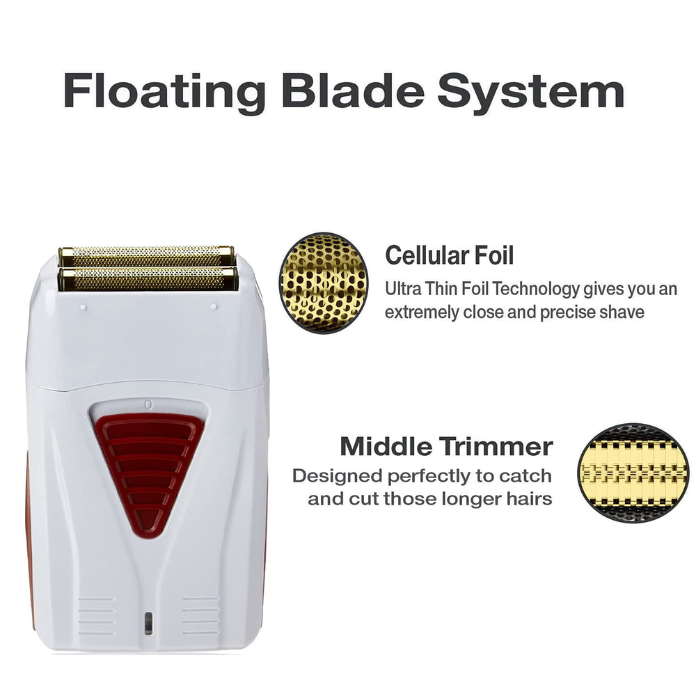 AIJALY Pro Shaver replacement foil alignment showing proper fit