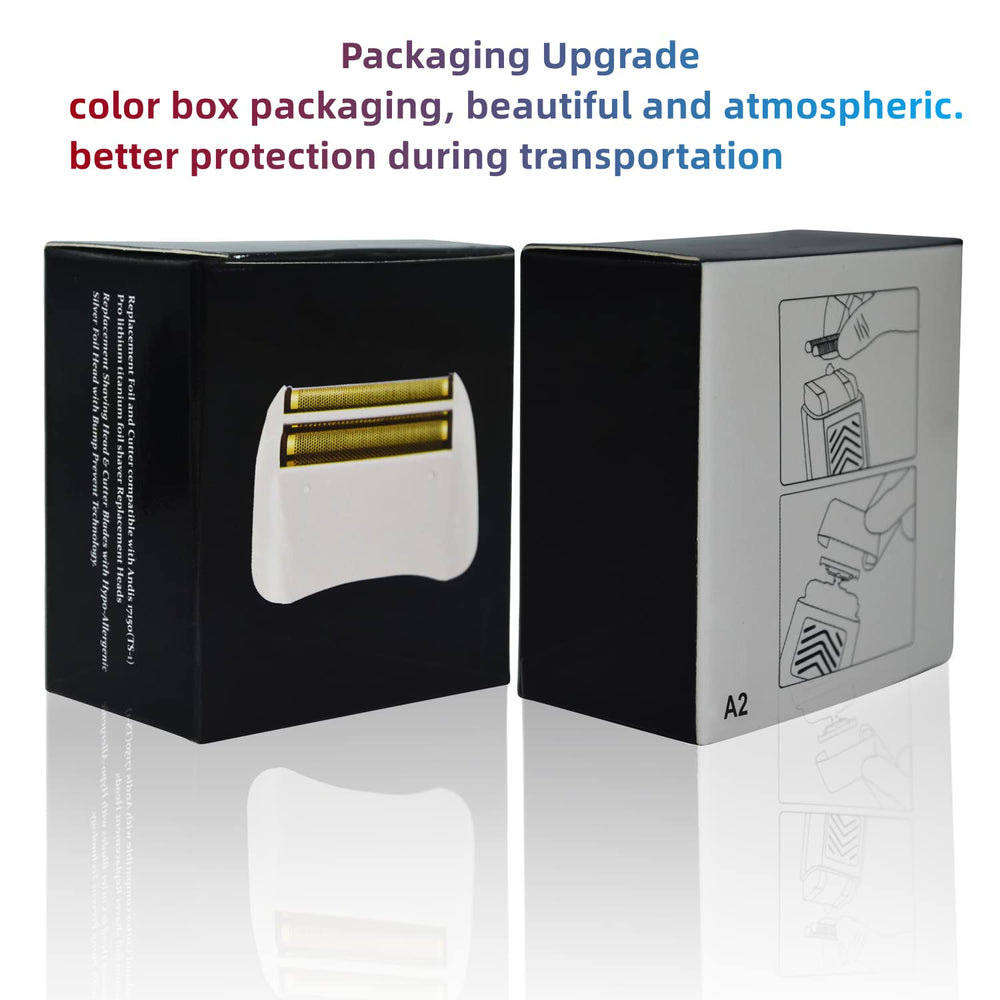 AIJALY Pro Shaver packaging shot signaling ready-to-use replacement packs