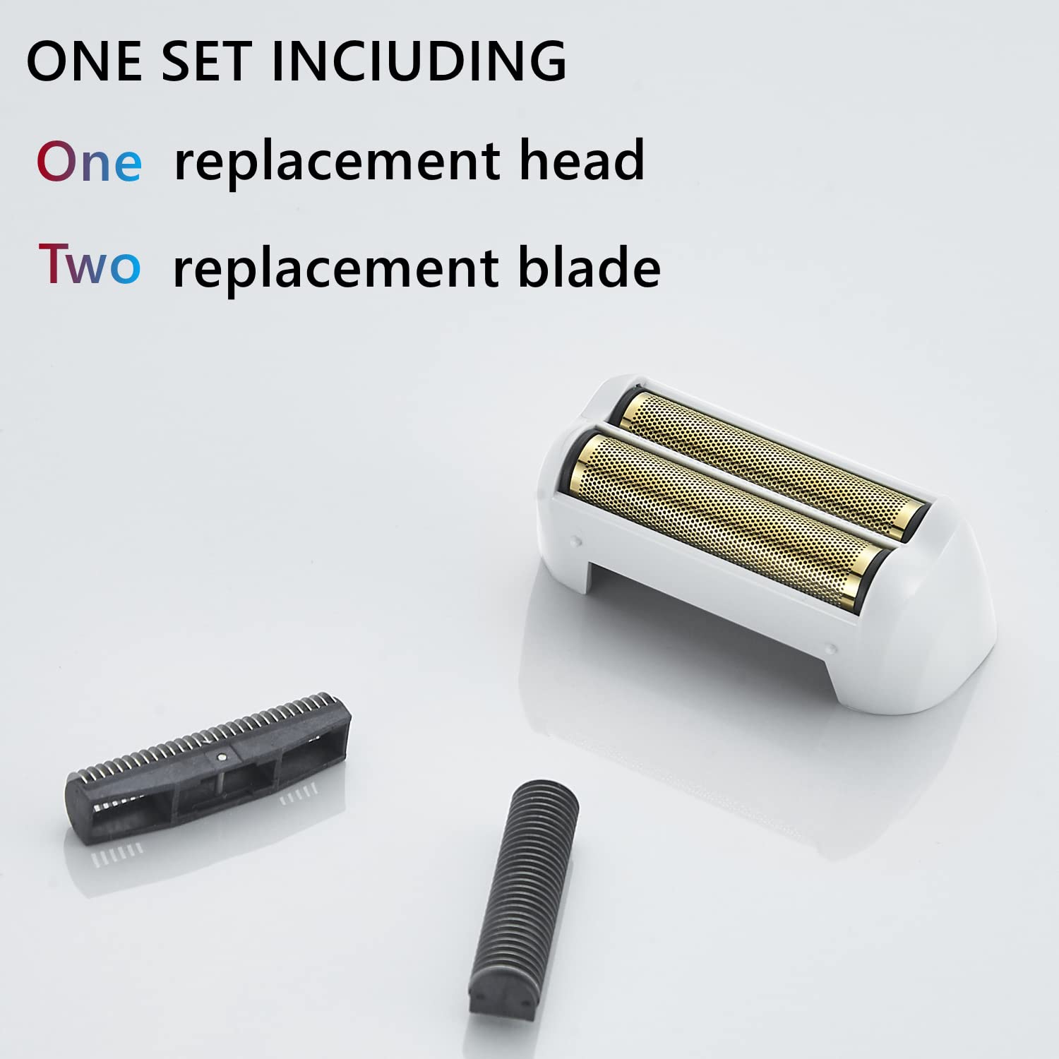 AIJALY Pro Shaver cutter replacement close-up showing bump prevention design