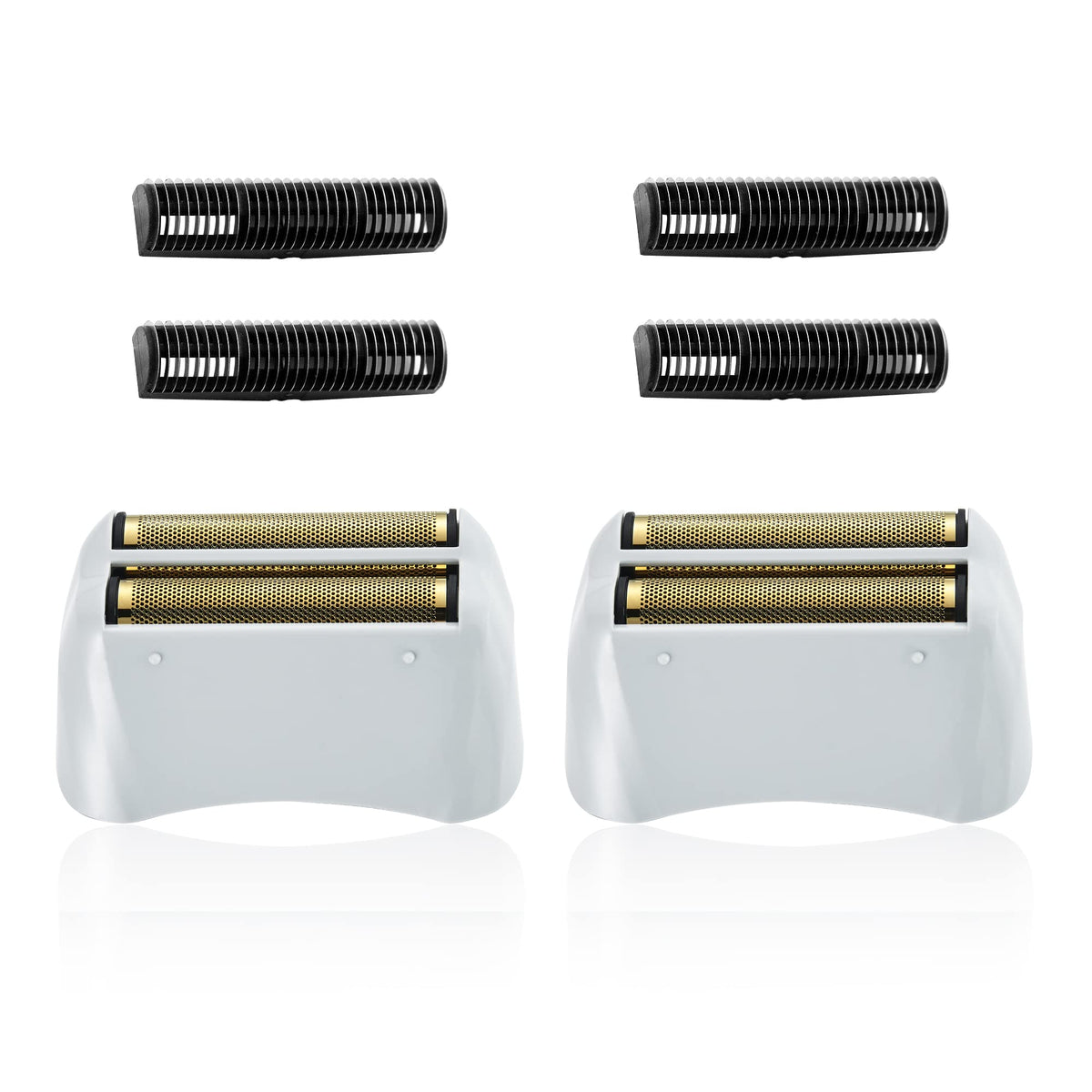 AIJALY Pro Shaver replacement foil close-up highlights durable silver foil for smooth shaving