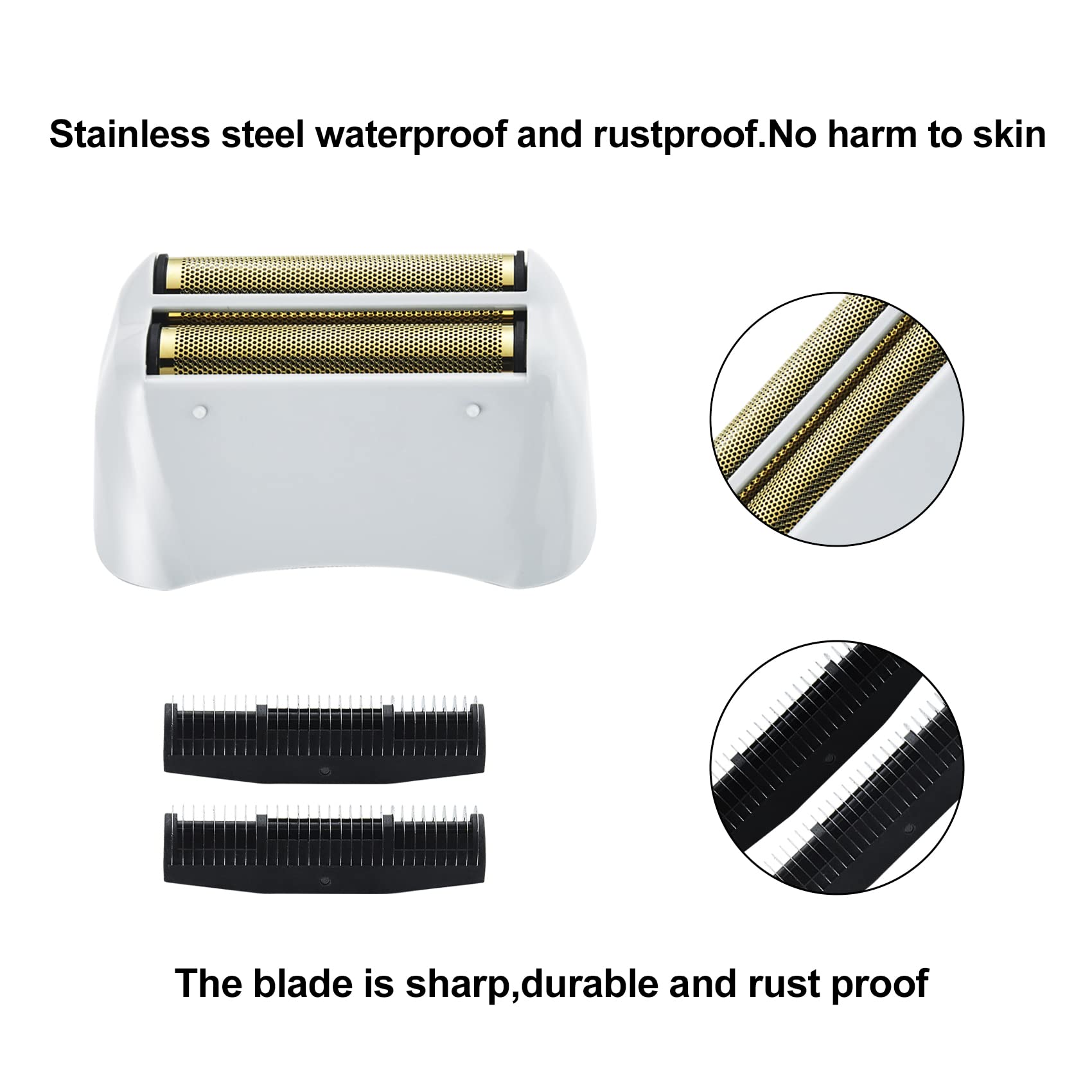 AIJALY Pro Shaver replacement foil in Andis 17200 for even coverage and performance