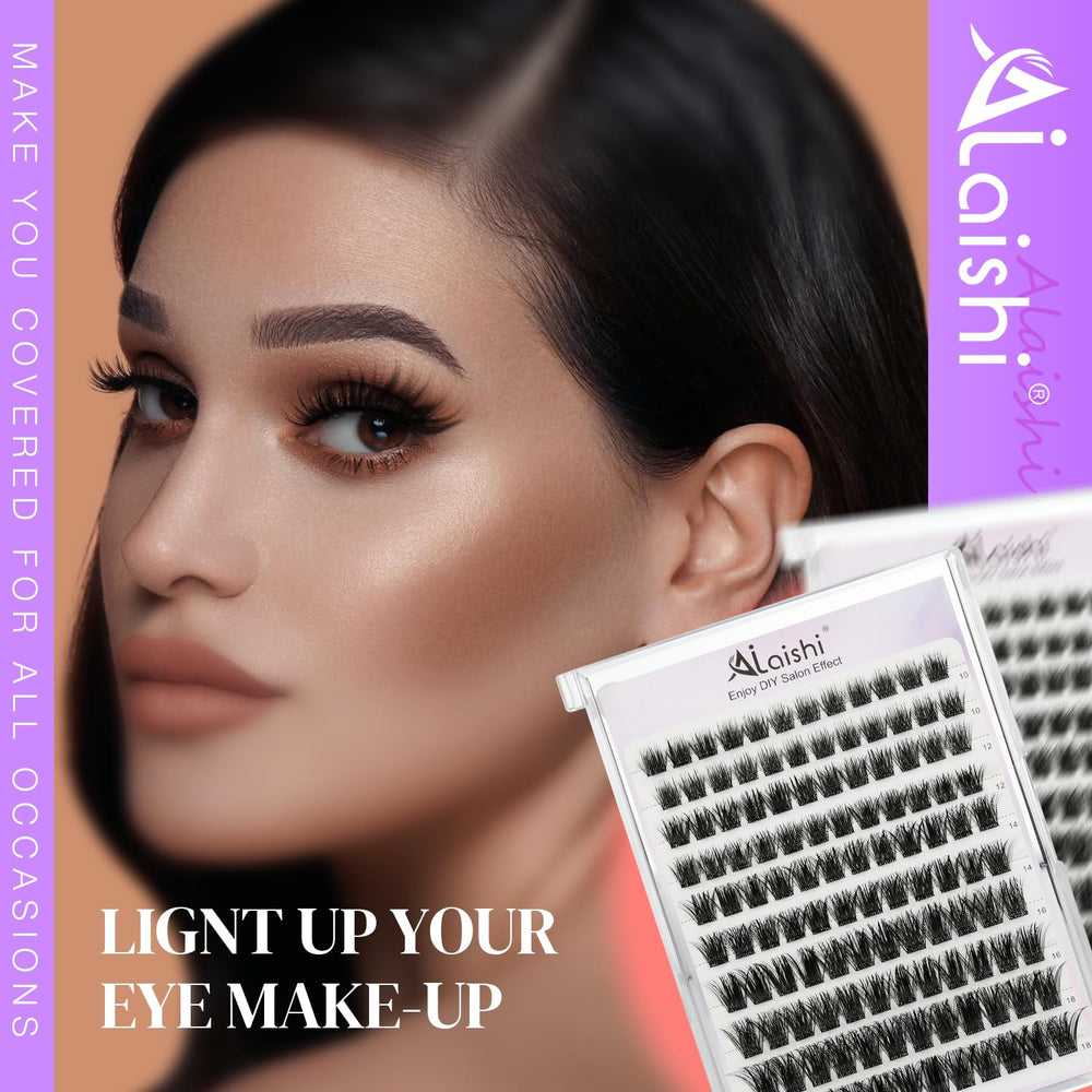 AILAISHI 14-18mm fluffy manga lashes for dramatic eye definition.